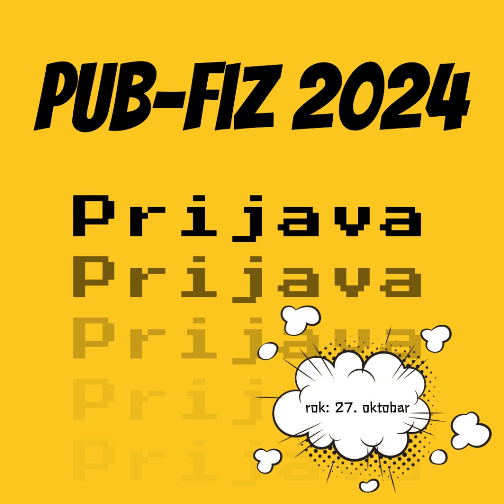 Prijavite se za kviz PAB-FIZ! 2 Websajt-Prijava