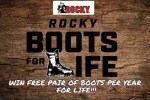 Rocky Boots For Life Sweepstakes