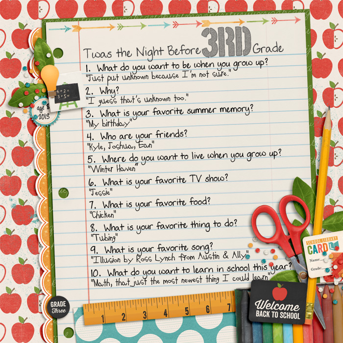 Students have tested their brains out all year and may need one last little bit of motivation to help them . Twas The Night Before 3rd Grade Sweet Shoppe Gallery