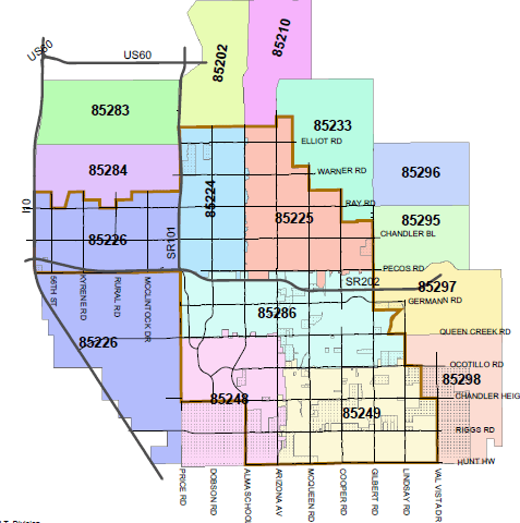Airport (gso) pitt greenville airport (pgv). Zip Codes Gilbert Arizona Map