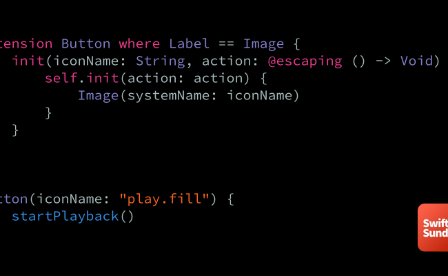 SwiftUI Extensions Using Generic Type Constraints | Swift By Sundell