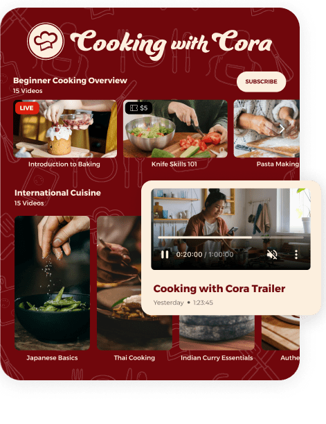 Video Creation App Switcher - Amazing Landscape Design - 4K