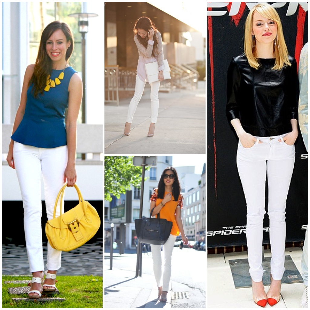 Pinterest trends: white jeans