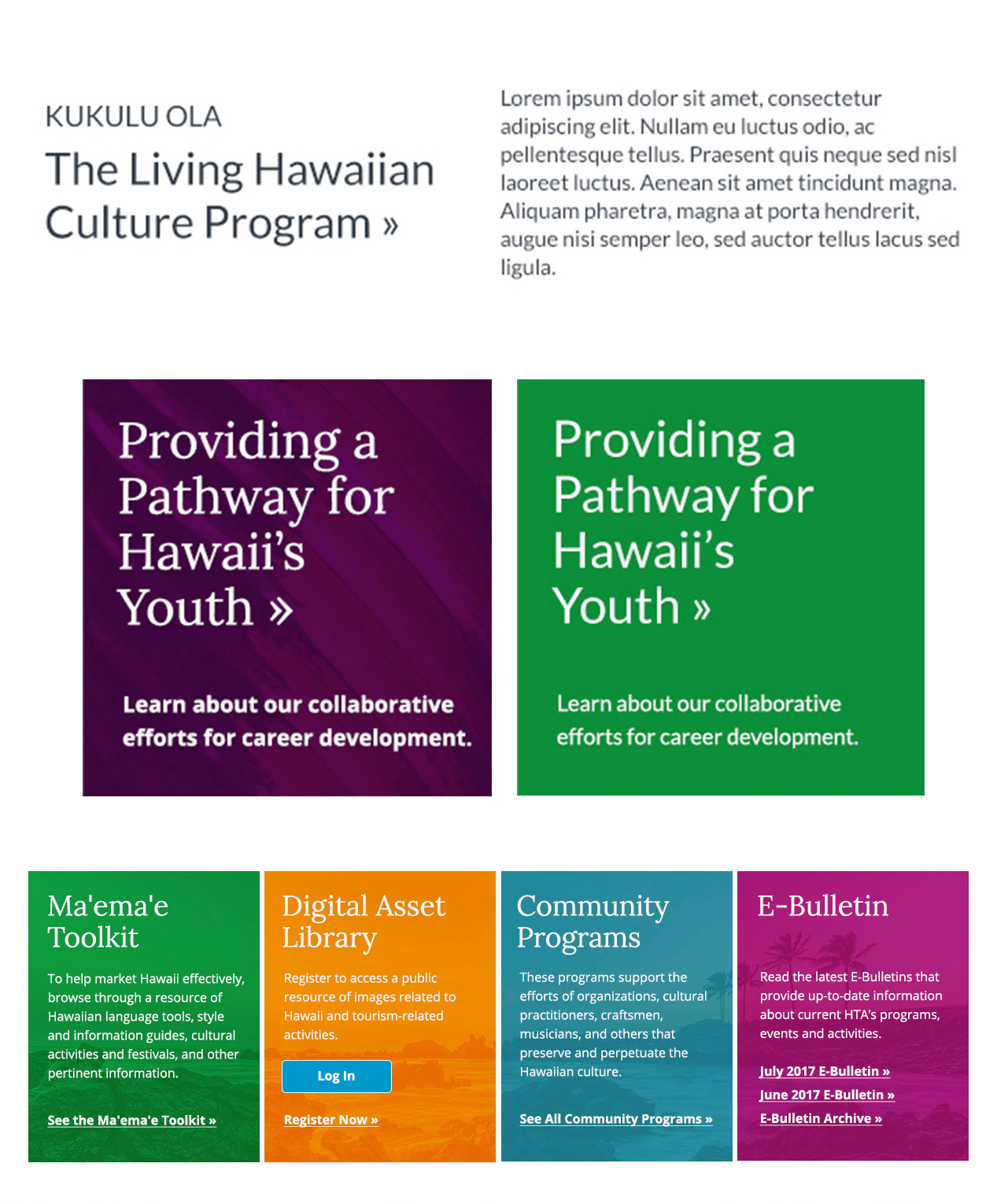 Modboard/Style tiles study