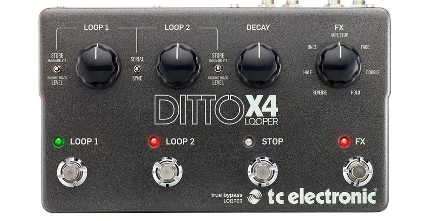 TC Electronic Intros Ditto X4 Looper – Synthtopia