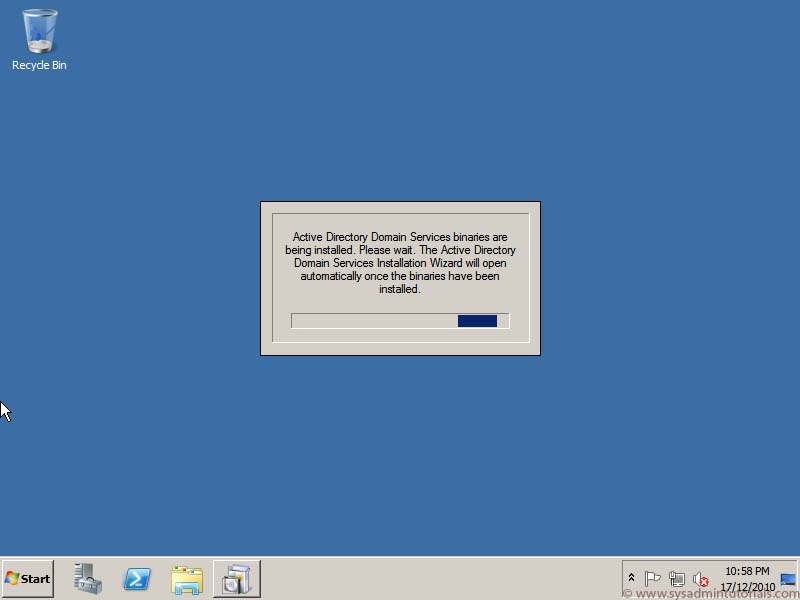 How to setup a Windows 2008 R2 Domain Controller 02 windows domain controller install setup How to setup a Windows 2008 R2 Domain Controller