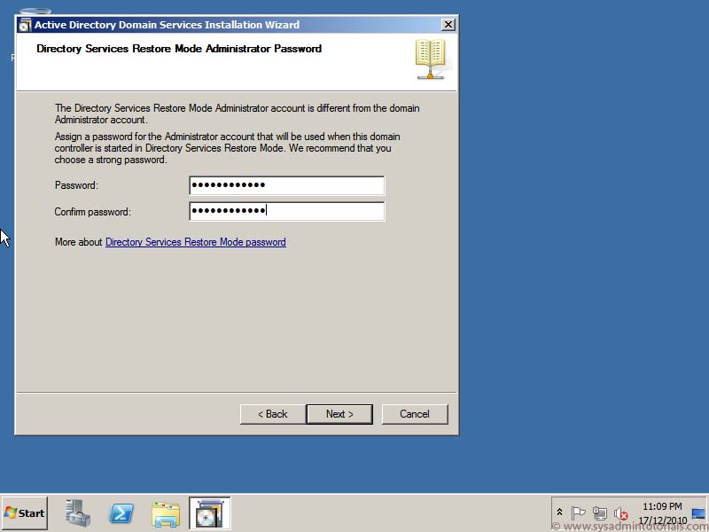 How to setup a Windows 2008 R2 Domain Controller 13 windows domain controller install setup How to setup a Windows 2008 R2 Domain Controller