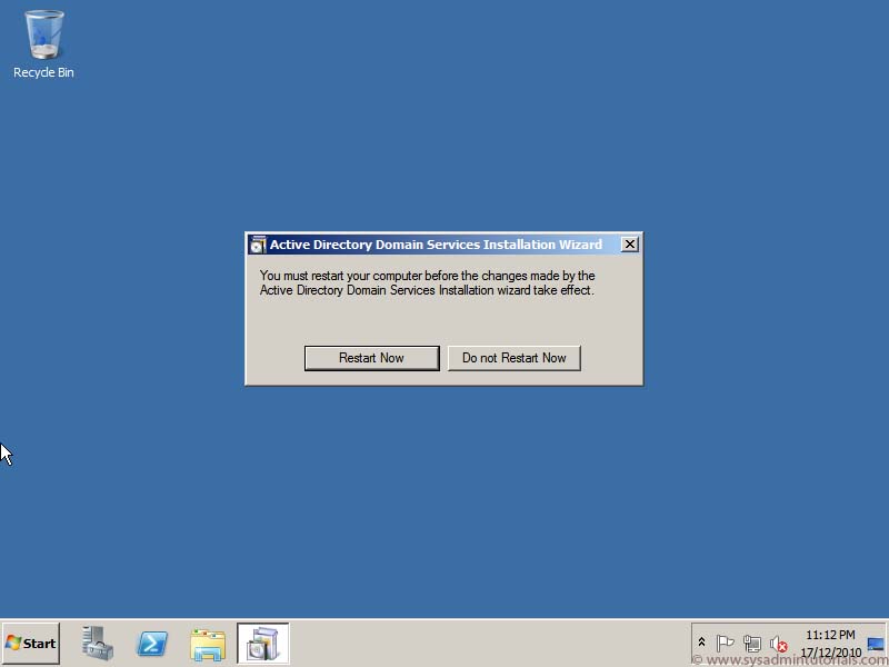 How to setup a Windows 2008 R2 Domain Controller 17 windows domain controller install setup How to setup a Windows 2008 R2 Domain Controller