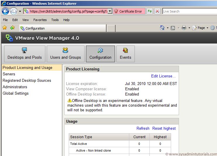Configuring Vmware View 4 - Best Minimal Textures in HD