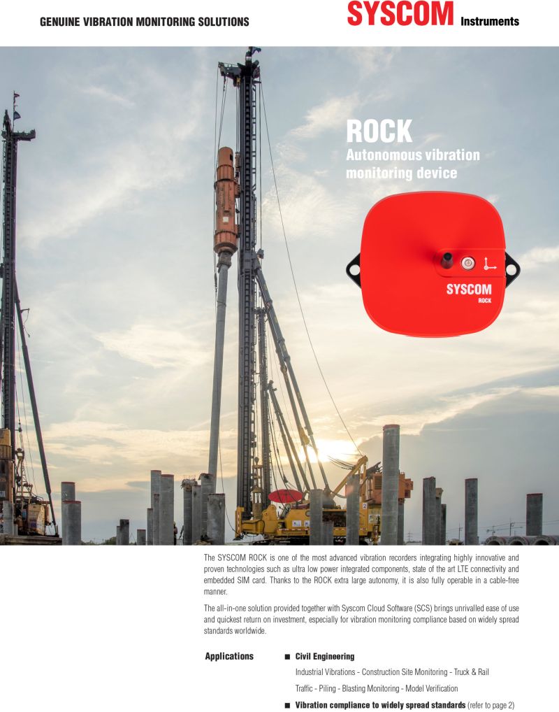 Datasheet Borehole Sensor English Syscom - Professional Mobile Landscape Illustrations | Free Download