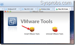 install vmware tools