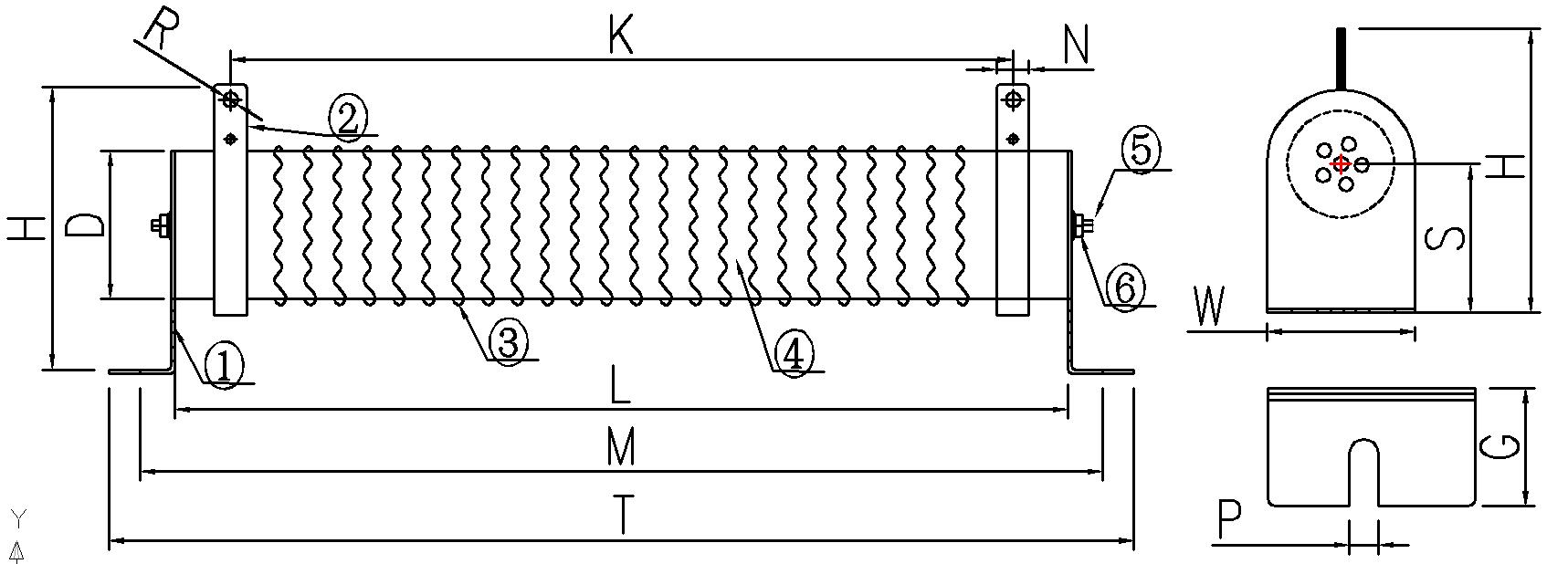 Rx20 Series Wire Wound Power Resistors Shenzhen Yingfa