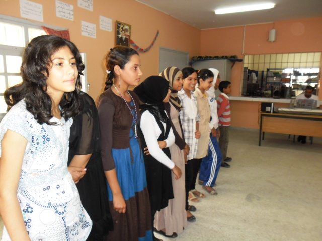 الثانوية الاعدادية وادي المخازن باسفي تحتفل بنهاية السنة الدراسية الحالية