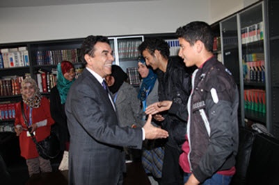 لقاء بين الوزير وتلاميذ الثانوية التأهيلية بومالن دادس