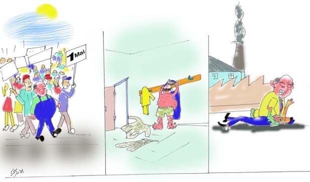 فاتح ماي بين العامل و الباترون