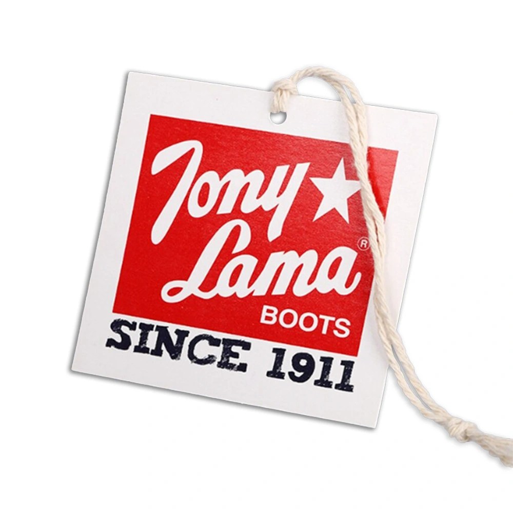 Price tags with string