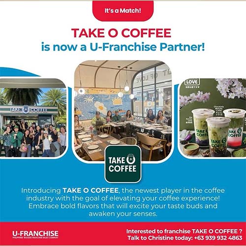 Take O Coffee is now a U-Franchise Partner