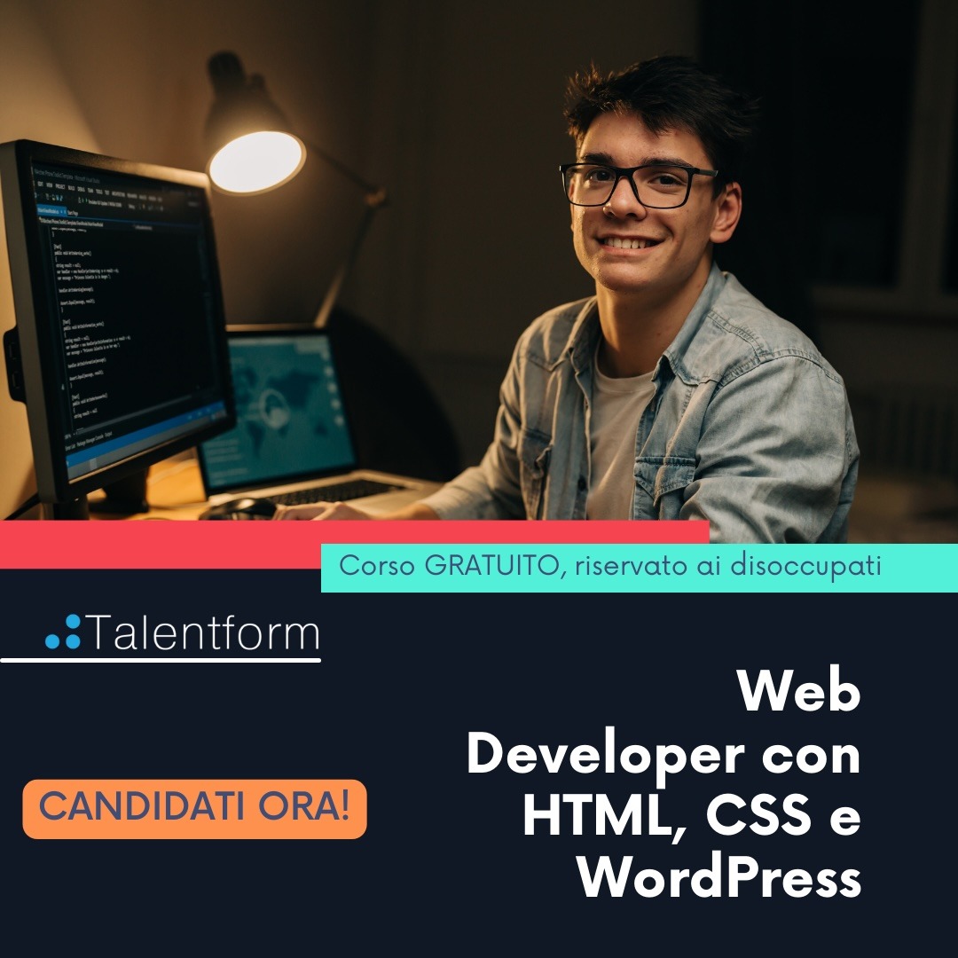 Web Developer con HTML CSS e WordPress5