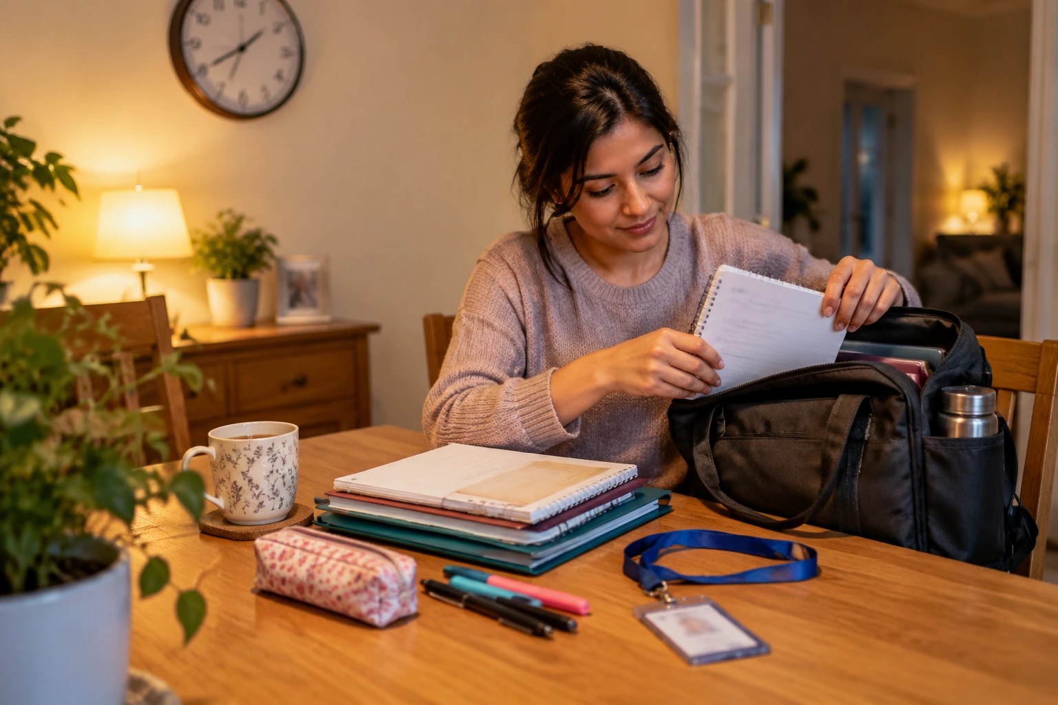 Overseas teacher preparing for first UK school day