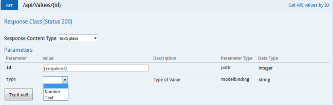 Swagger With DescribeAllEnumsAsStrings