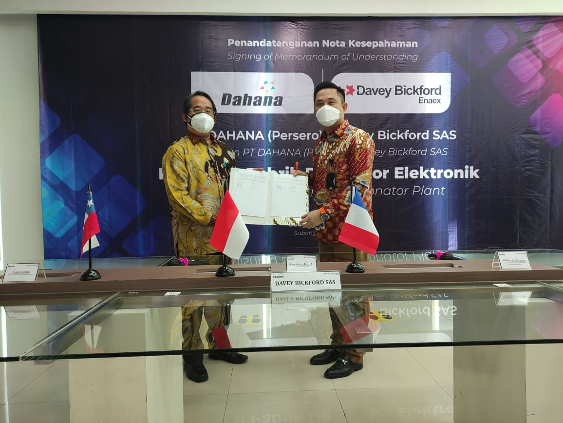 DAHANA Siap Dirikan Pabrik Detonator Elektronik Pertama di Indonesia -  MAJALAH TAMBANG ONLINE