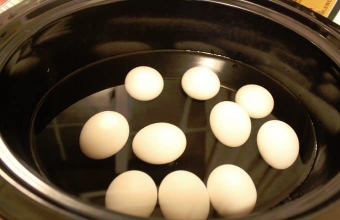 Crock Pot Hard Boiled Eggs