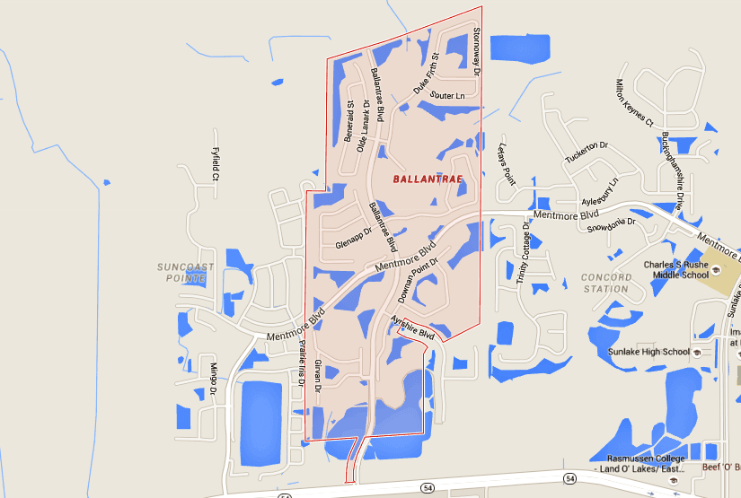 Ballantrae Community Land O Lakes FL Homes For Sale Ballantrae Community 