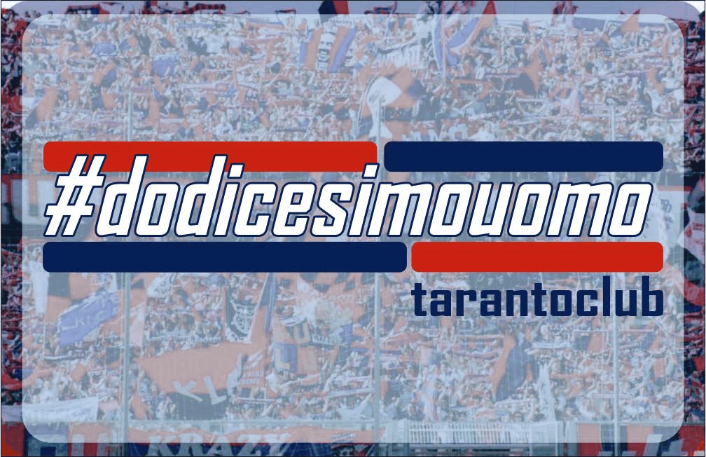 Nasce il “Dodicesimouomo Taranto Club Onlus”.  Il primo progetto a tinte rossoblu