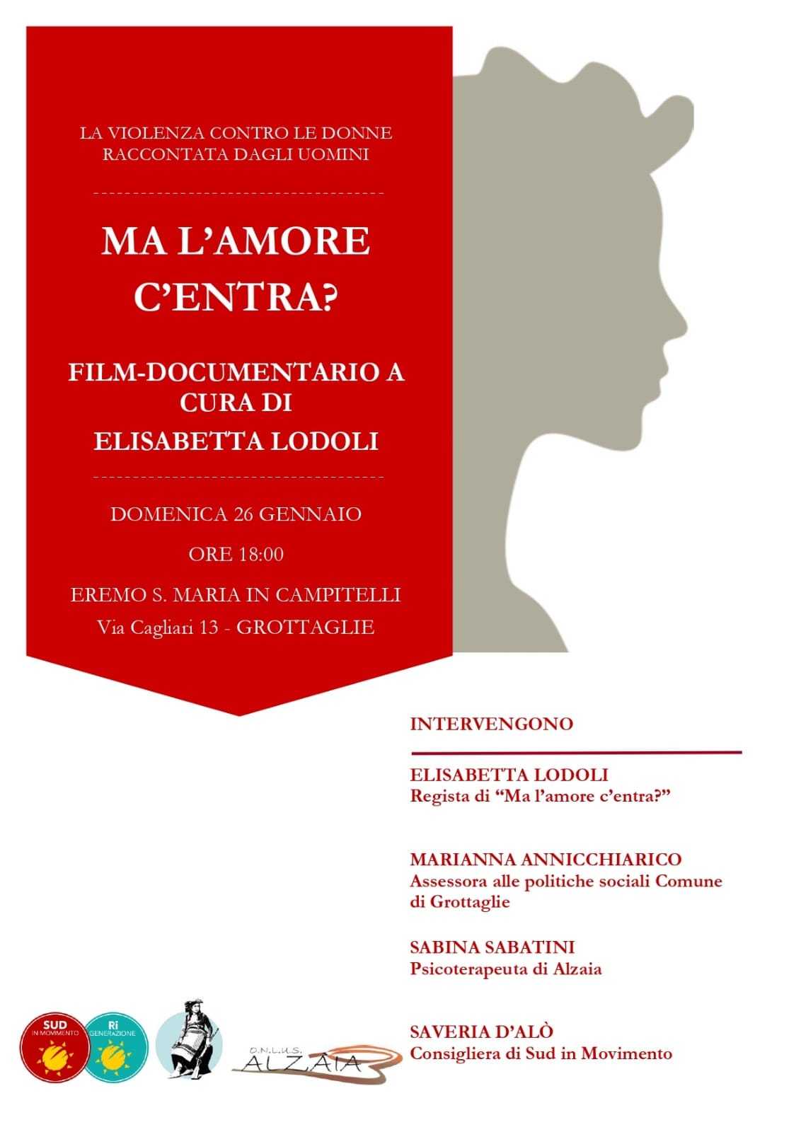 Docufilm “Ma l’amore c’entra?” sulla violenza domestica