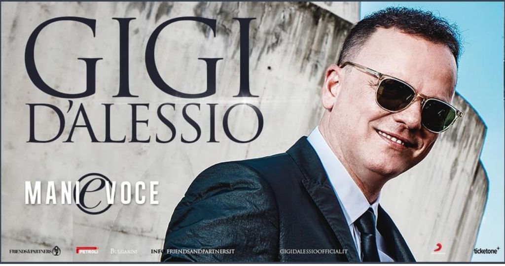 Domani Gigi D’Alessio a Taranto