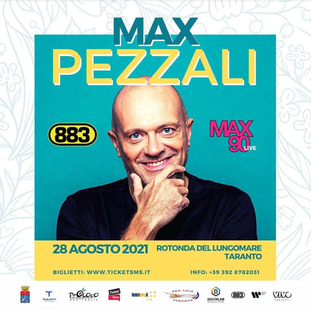 Max Pezzali in concerto a Taranto