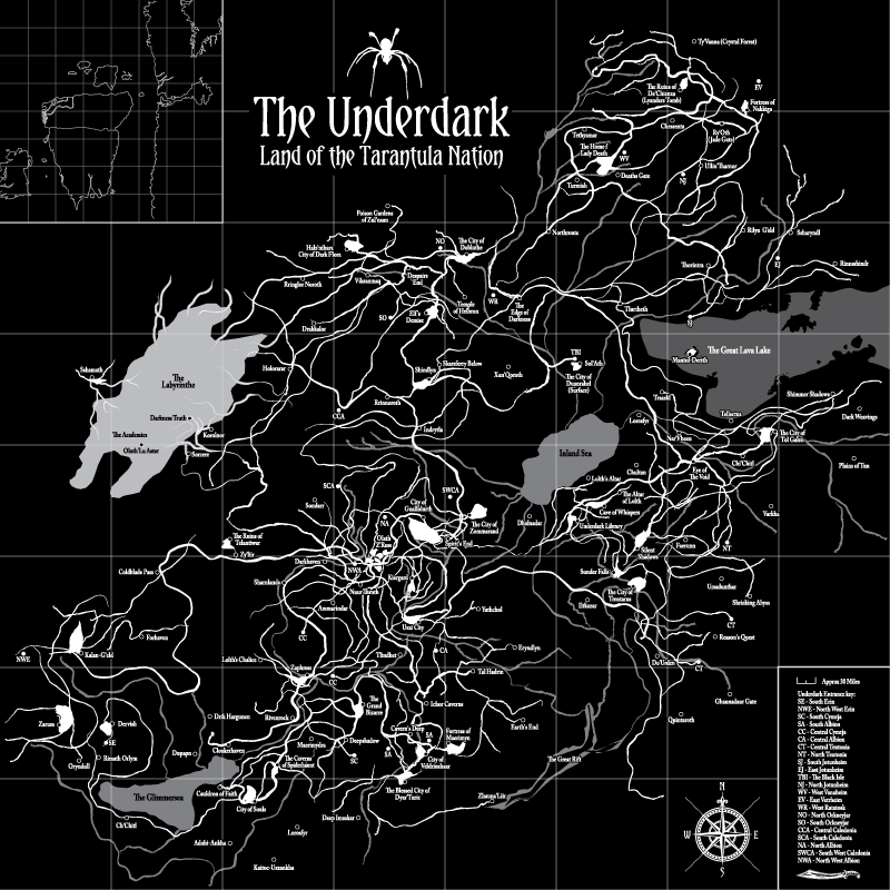 Underdark Map Master Underdark Map Vector 