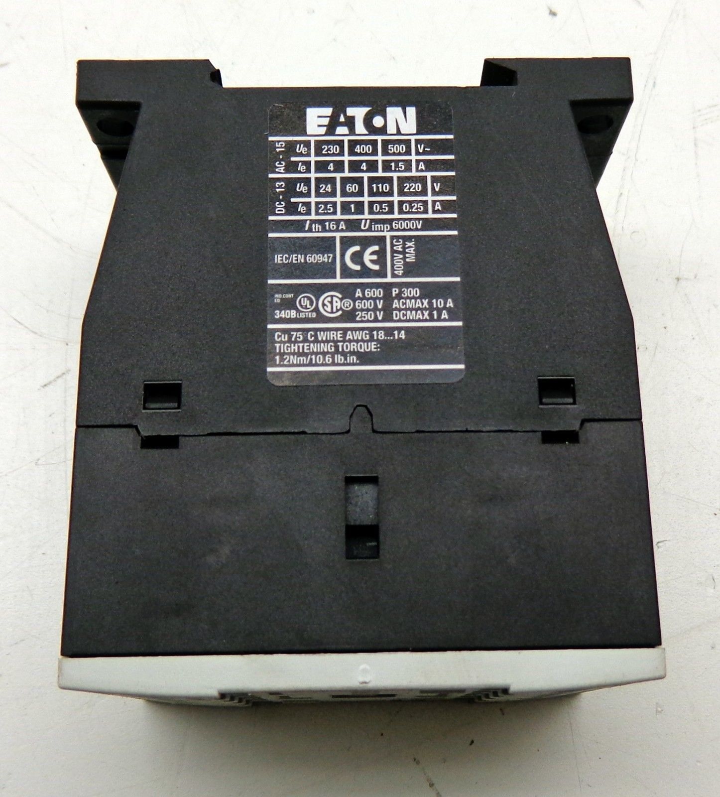 Eaton Xtre10b31 Relé De Control De 4 Polos 3 Contactos | Envío gratis Eaton Xtre10b31 Relé De Control De 4 Polos 3 Contactos | Envío gratis