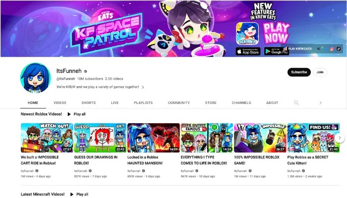 The 15 Best Roblox YouTubers In 2024 Tasty Edits Itsfunneh .webp