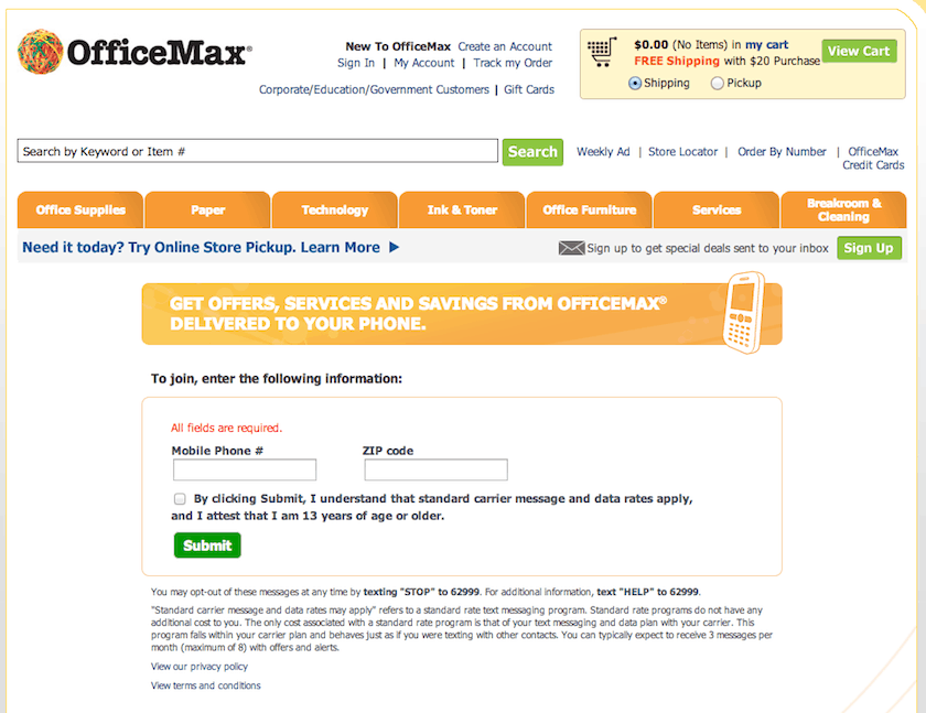 We may earn commission on some of the items you choose to buy. 20 Examples of Websites Advertising Their Text Messaging