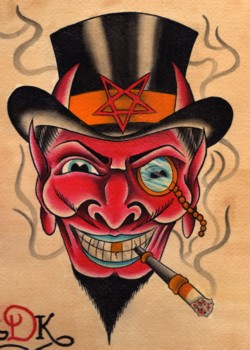 Devil Head By Erik Keifer: Tattoonow 350_x_250_jpg