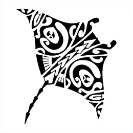 Tattoo Of Fāfāpiti, Manta Ray Tattoo - Custom Tattoo Designs On Tattootribes.com 260_x_260_jpg