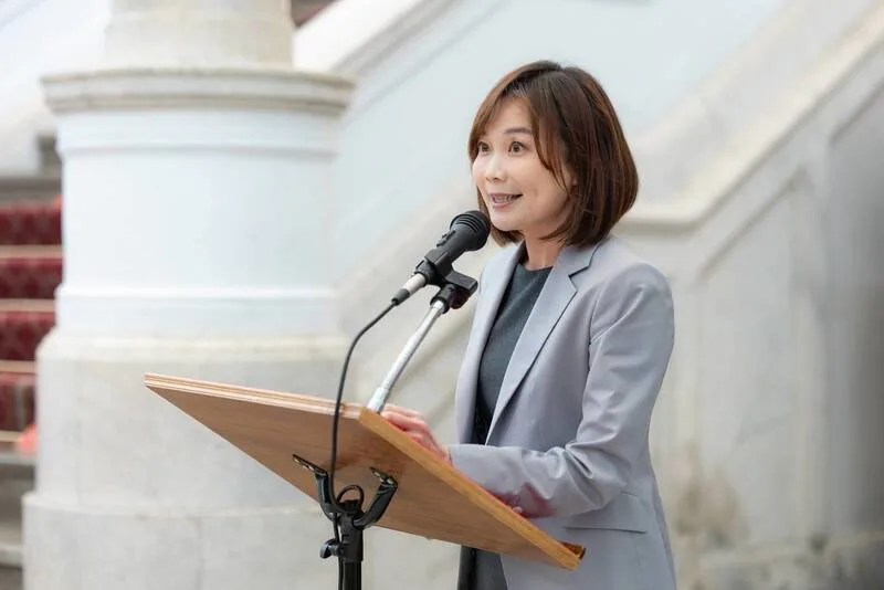 郭雅慧重申，台灣是言論自由的民主社會，民眾可以表達不同意見，但國家安全及元首維安不容挑戰。任何涉及恐嚇或威脅的言行都將依法處理。(圖／郭雅慧)