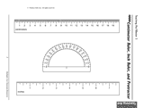 printable centimeter ruler inch ruler and protractor measurement