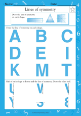 lines of symmetry i math practice worksheet grade 3