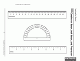printable rulers protractors gallery measurement tools grades k 12