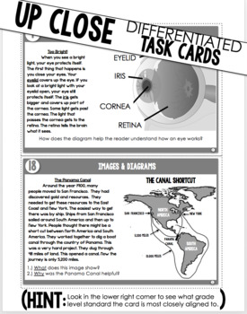 3rd grade ela practice and instruction covering reading comprehension and. Task Cards For Informational Text 2nd 3rd Grade Teaching And Tapas