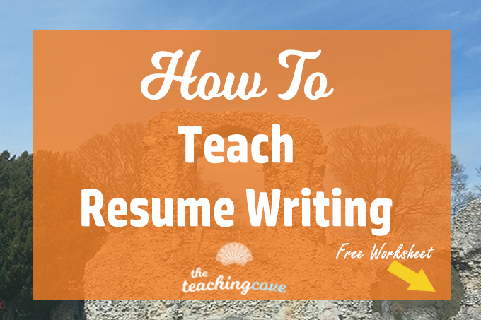 how to teach resume writing