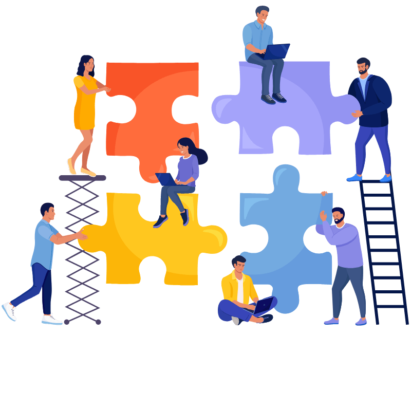 Program Roles Teaching Force - Colorful Design Collection - 4K Quality