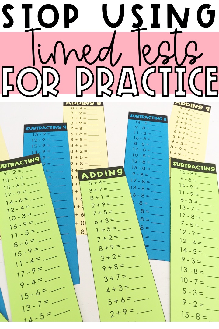 Subtraction worksheets including subtraction facts and subtraction questions. 7 Reasons Why Students Aren T Making Progress With Addition And Subtraction Facts Teaching With Kaylee B