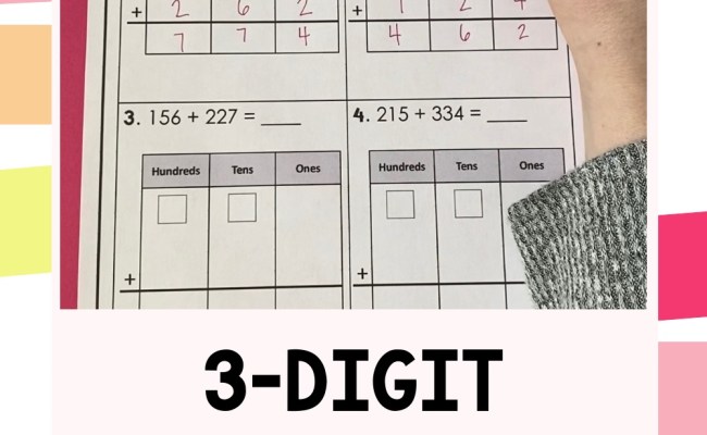 How To Best Teach The Regrouping Method With 3-Digit Addition ...