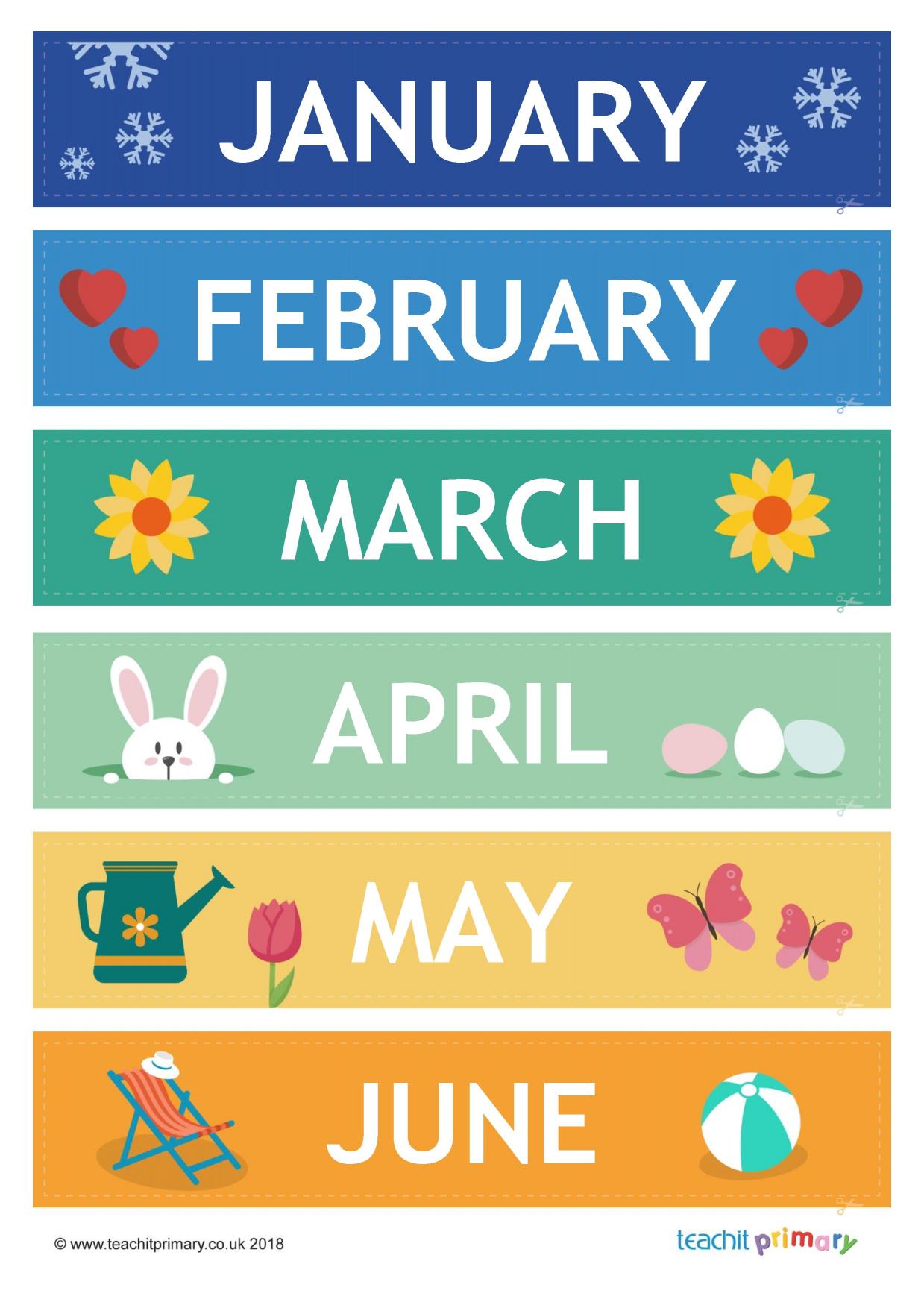 Months of the year