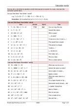 Turn the calculator upside down. Calculator Practice Ks3 Maths Teachit