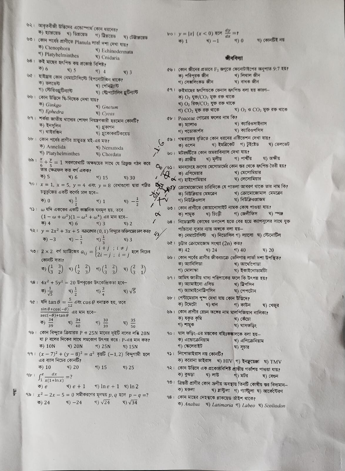 Rajshahi University Admission Test 2024-25 (Unit C) Shift 1 Teach Journey