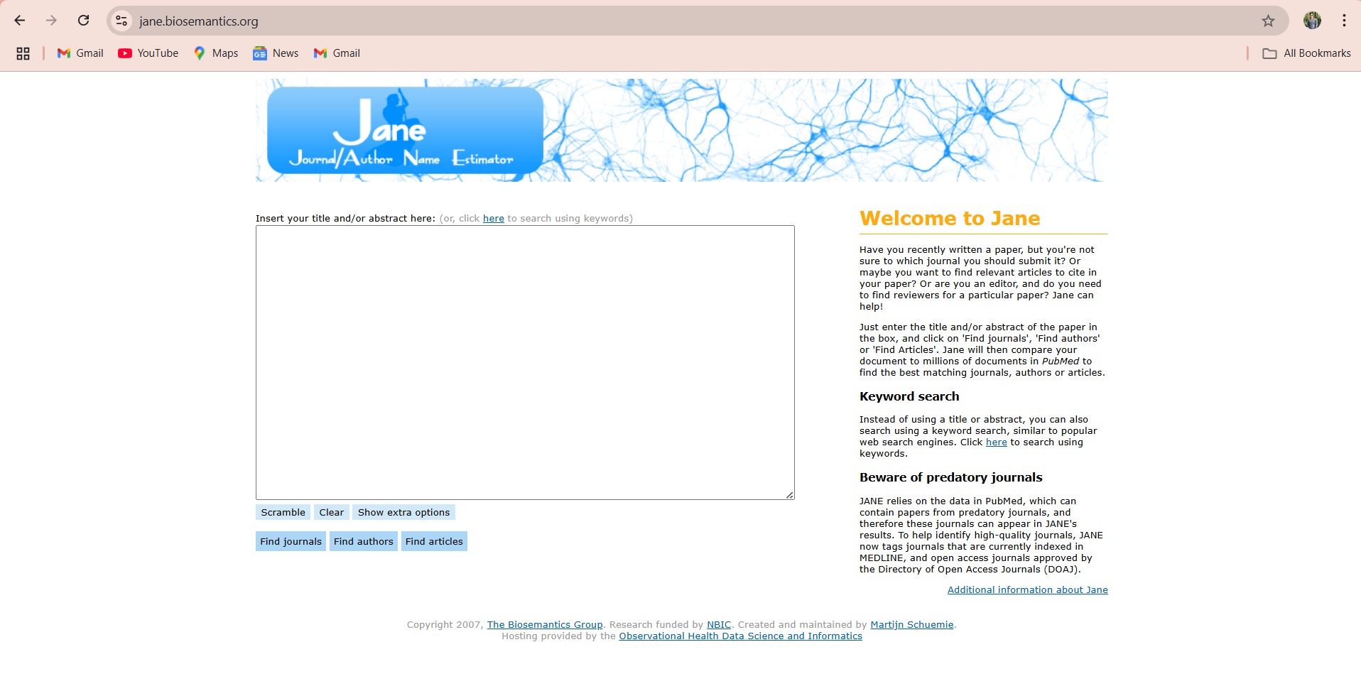 Jane (Journal/Author Name Estimator)-teachjourney